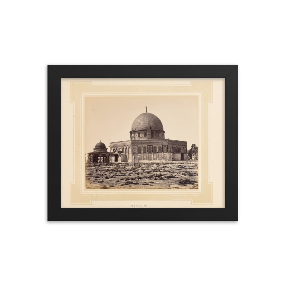 1877 Dome of the Rock Jerusalem Palestine Vintage Photo Reprint