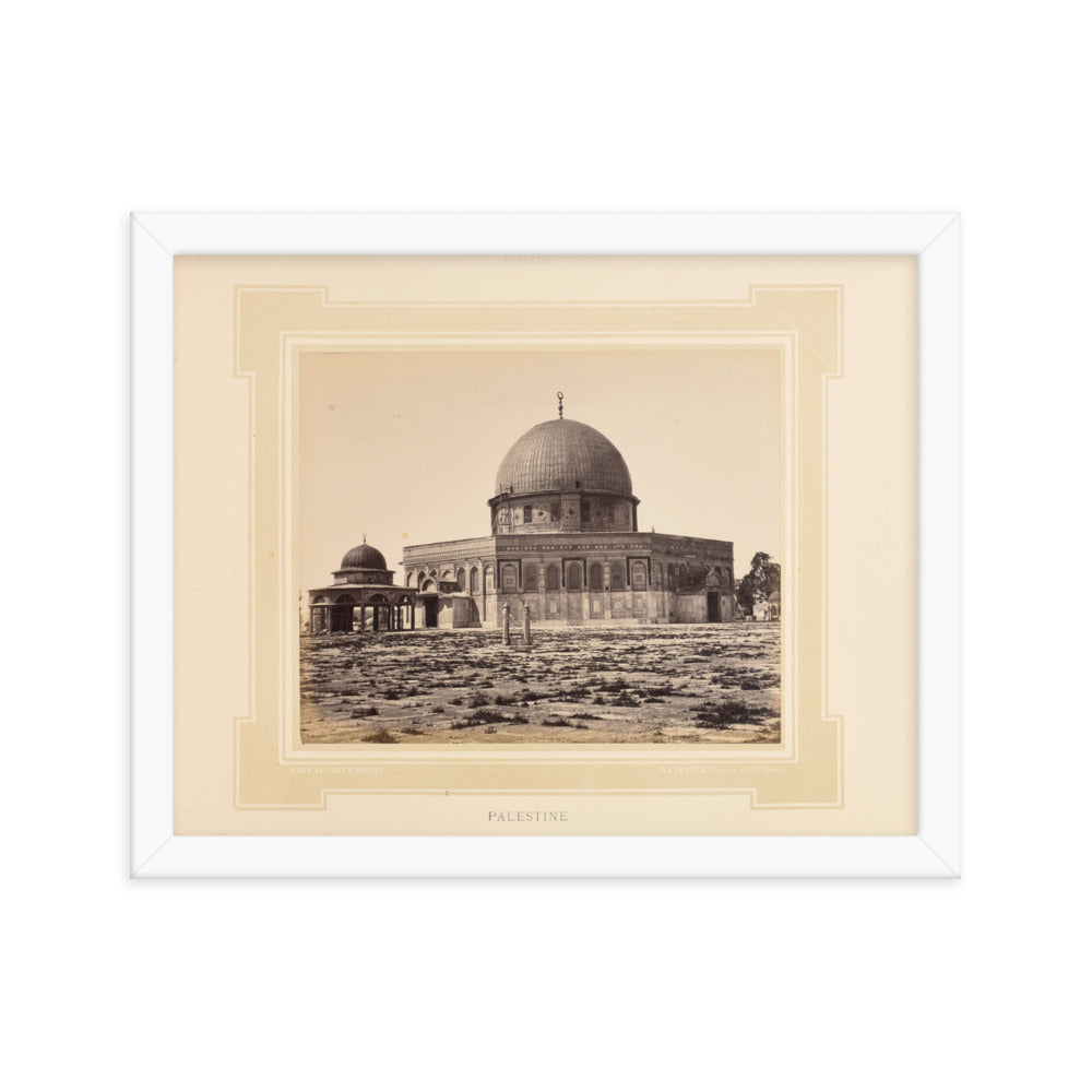 1877 Dome of the Rock Jerusalem Palestine Vintage Photo Reprint