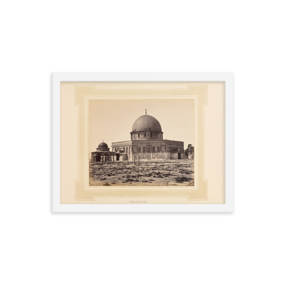 1877 Dome of the Rock Jerusalem Palestine Vintage Photo Reprint