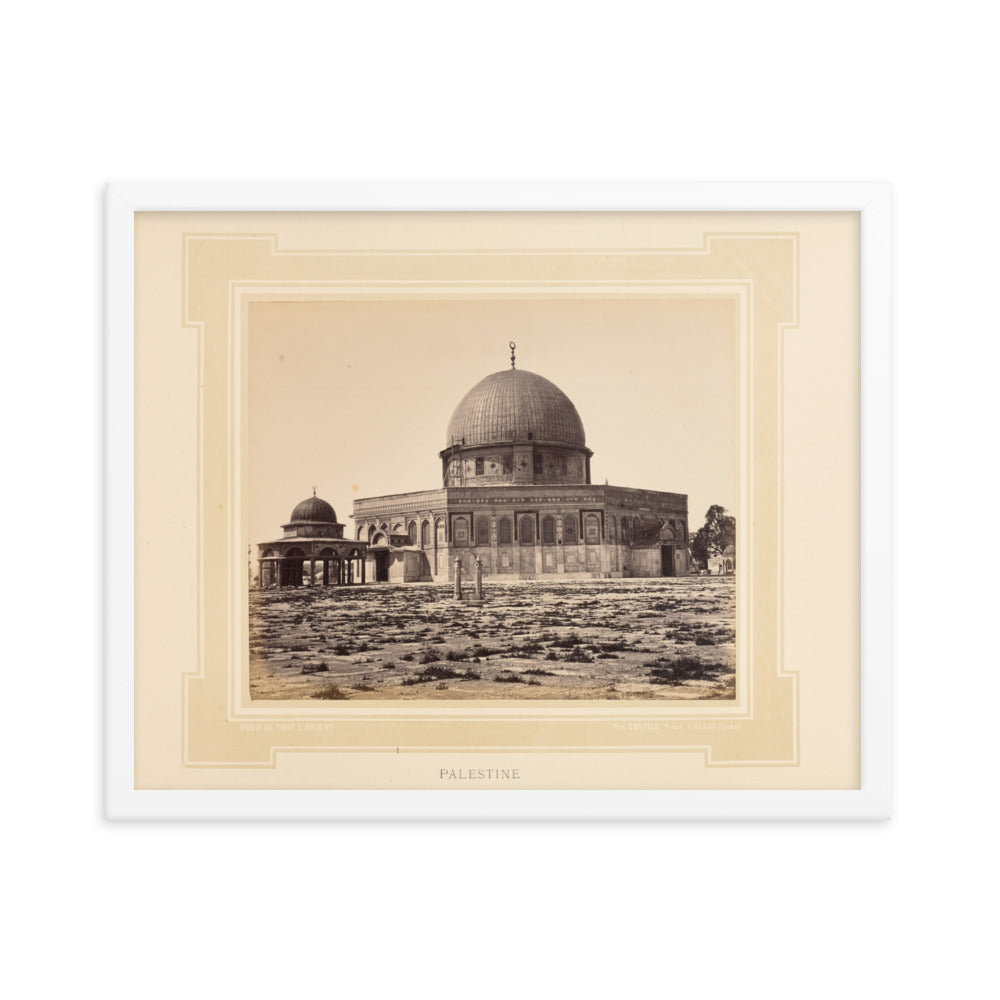 1877 Dome of the Rock Jerusalem Palestine Vintage Photo Reprint