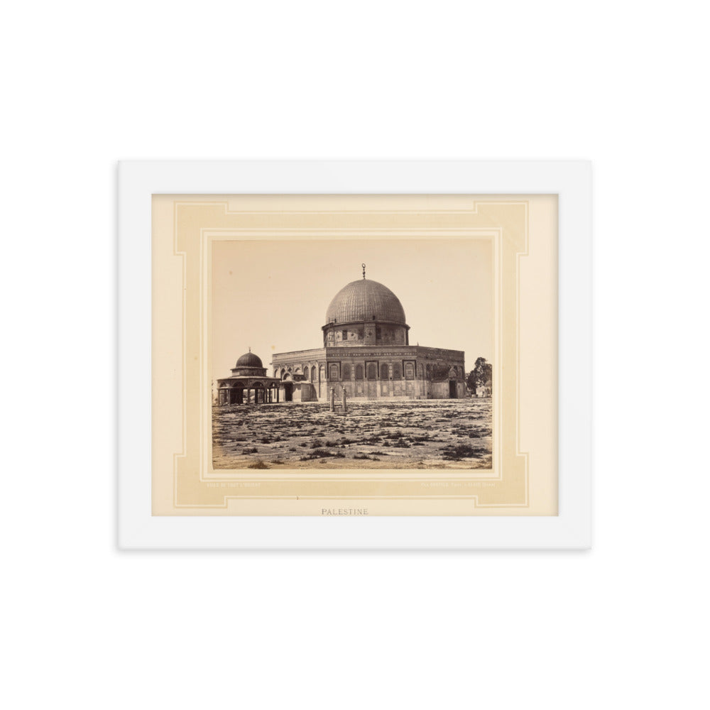 1877 Dome of the Rock Jerusalem Palestine Vintage Photo Reprint